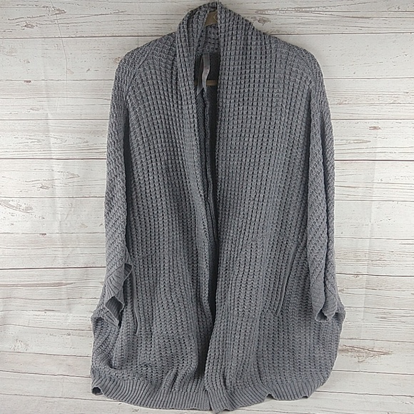 (sold)Melissa McCarthy seven7 Gray cardigan 2X - Picture 2 of 7